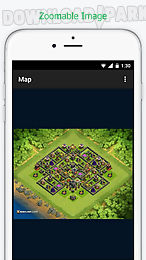 base clash of clans map layout