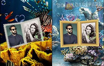 Dual photo aquarium wallpaper