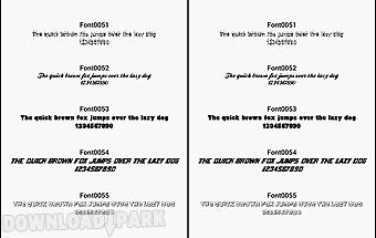 Fonts for flipfont 5