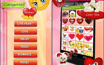 Valentine love emojis