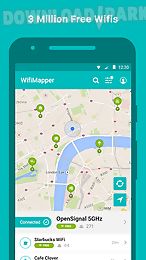 wifimapper - free wifi map