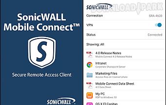 Sonicwall mobile connect