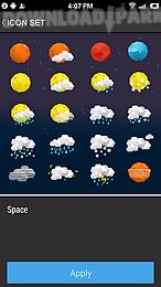 star style weather iconset