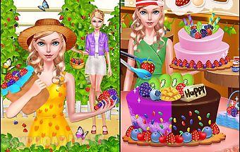Berry pastry: summer farm girl