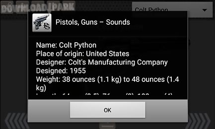 pistols, gun - sounds