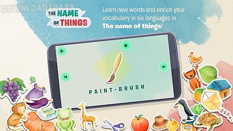 the name of things - for kids