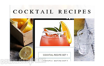 Cocktail recipes food