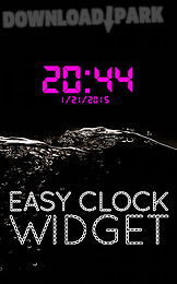 easy clock widget