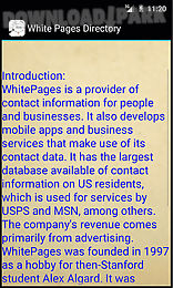 white pages directory