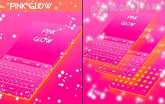 Pink glow go keyboard theme