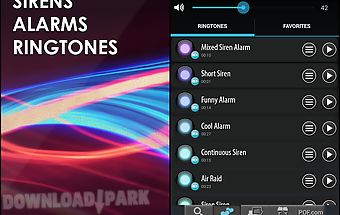 Sirens and alarms ringtones