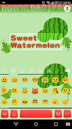 sweet watermelon keyboard skin