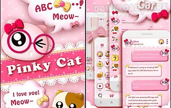 Go sms pro pinkycat theme