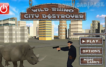 Wild rhino city destroyer