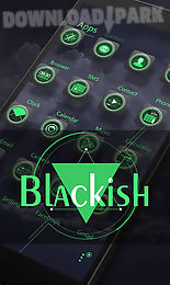 blackish go launcher theme