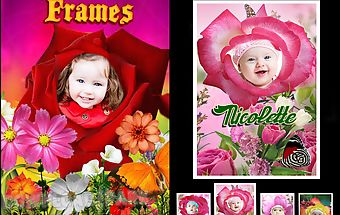 Photo flower frames