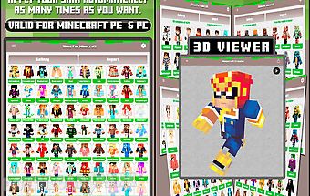 Skins for minecraft pe & pc