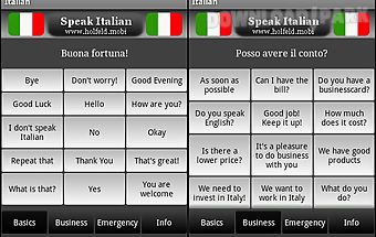 Speak italian free