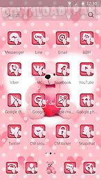 pink teddy love theme