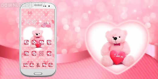 pink teddy love theme
