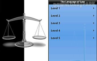 The language of law
