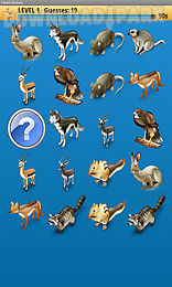 forest animale memory game free