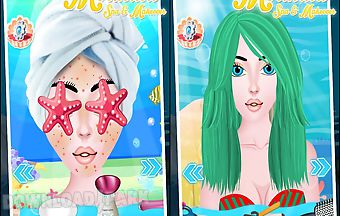 Mermaid spa and makeover