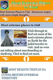 most extreme places to visit