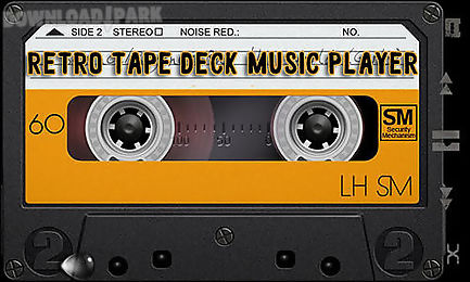 retro tape deck music player