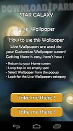 star galaxy 3d live wallpaper