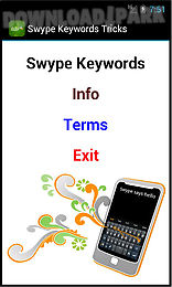 swype keywords tricks