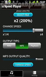 audiospeedchange: xspeedplayer