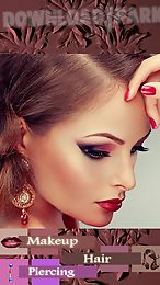 hairstyle beauty face makeover
