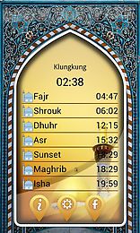 salaat timings alarm