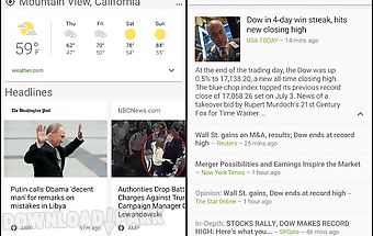 Google news & weather