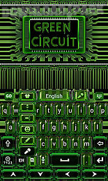 green circuit keyboard theme