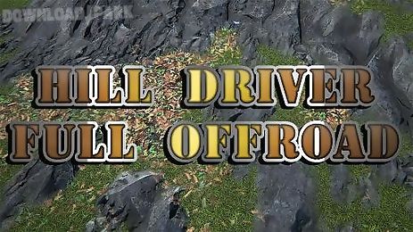 hill driver: full off road