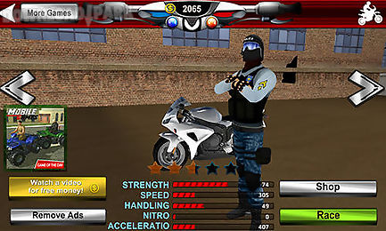 police motorcycle crime sim