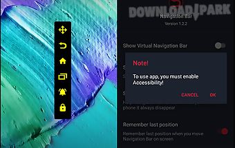 Navigation bar - soft keys