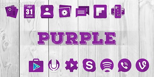 purple - solo theme
