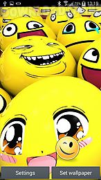 smiley face live wallpaper