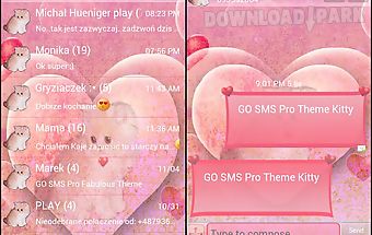 Theme kitty for go sms pro