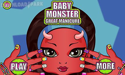 baby monster manicure