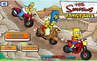 Simpsons family race