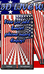 usa flag 3d live wallpaper