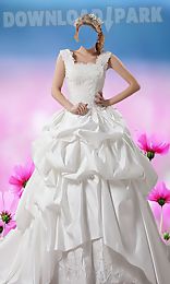 wedding gown photo montage 2