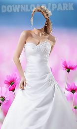 wedding gown photo montage 2