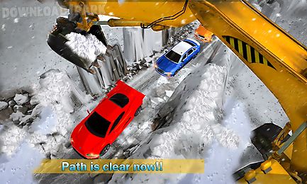 snow rescue excavator sim
