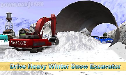 snow rescue excavator sim