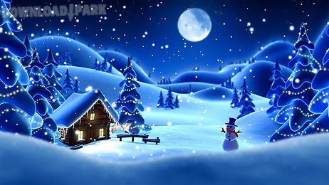 Winter snow live wallpaper lwp Android Animiert Hintergrundbild